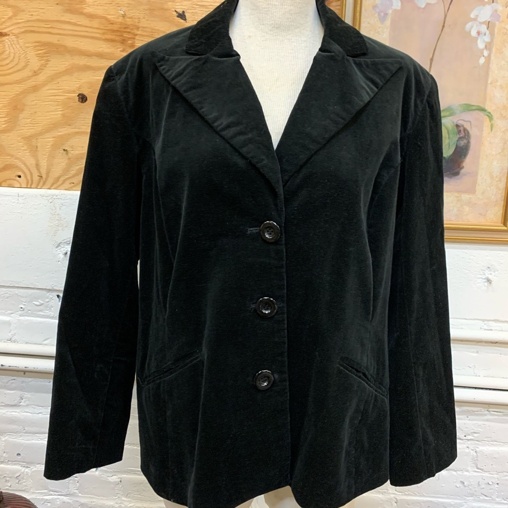 Jeanology Corduroy Black Jacket